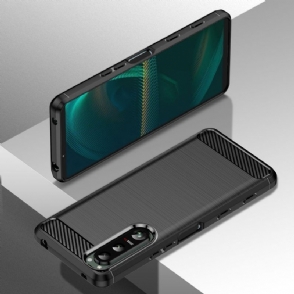 Hoesje voor Sony Xperia 5 III Geborsteld Effect Flexibel