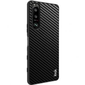 Hoesje voor Sony Xperia 5 III Imak Carbon Stijl