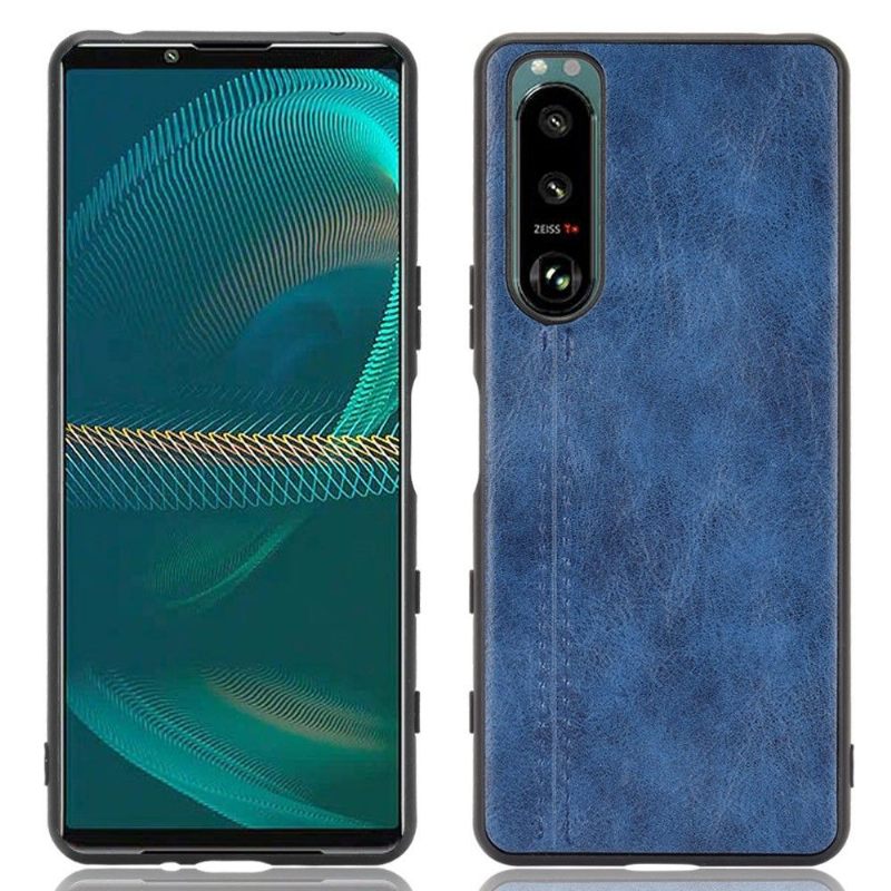 Hoesje voor Sony Xperia 5 III Leereffect