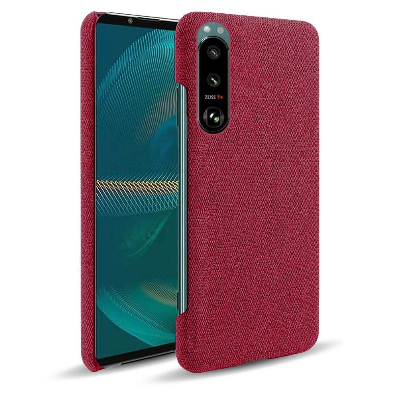 Hoesje voor Sony Xperia 5 III Stoffen Bekleding