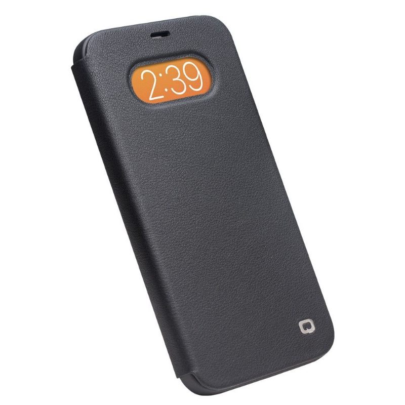 Folio-hoesje voor iPhone 12 / 12 Pro Echt Leer Met Venster
