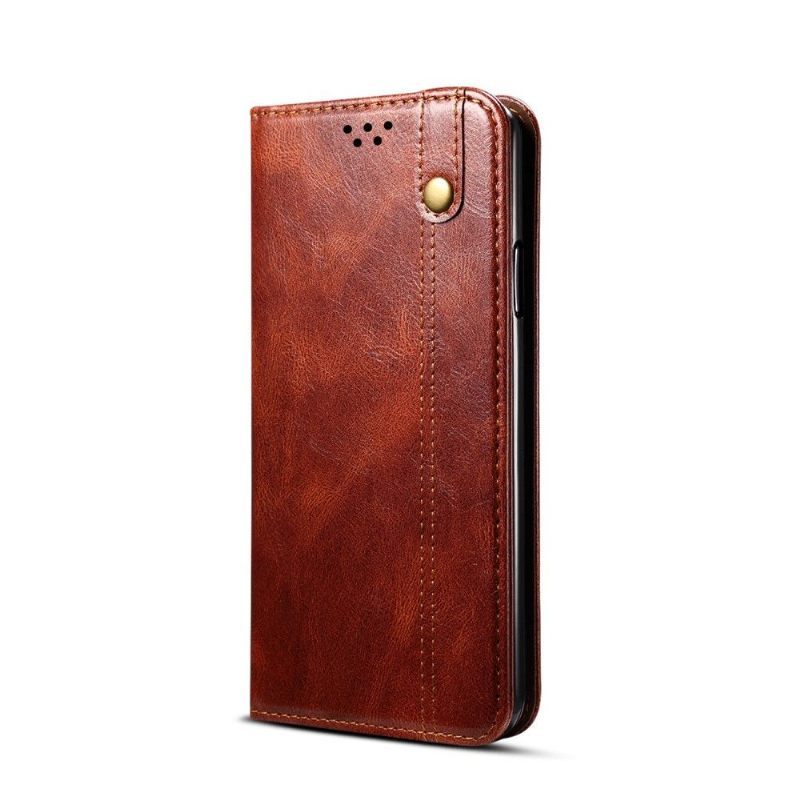 Folio-hoesje voor iPhone 12 / 12 Pro Ernestine Zichtbare Naden