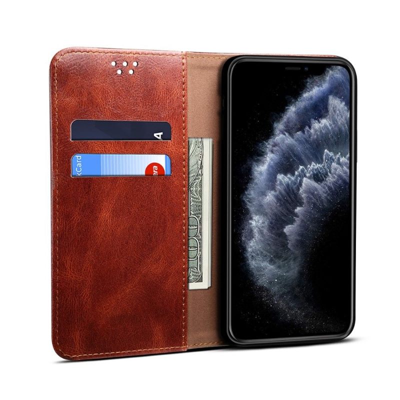 Folio-hoesje voor iPhone 12 / 12 Pro Ernestine Zichtbare Naden