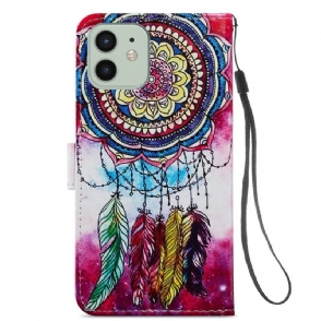 Folio-hoesje voor iPhone 12 / 12 Pro Gekleurde Dromenvanger