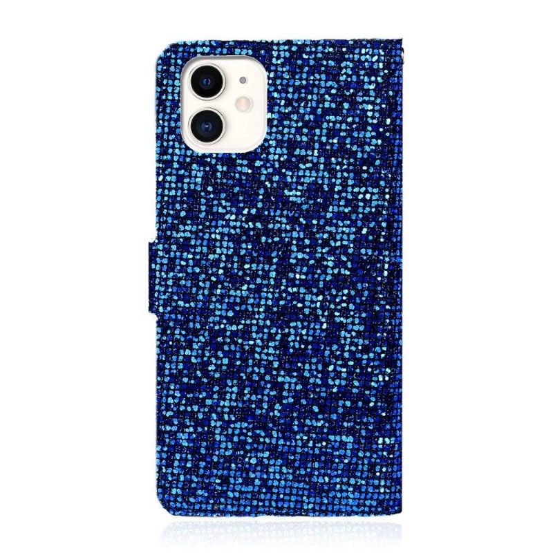 Folio-hoesje voor iPhone 12 / 12 Pro Glitterkaarthouder