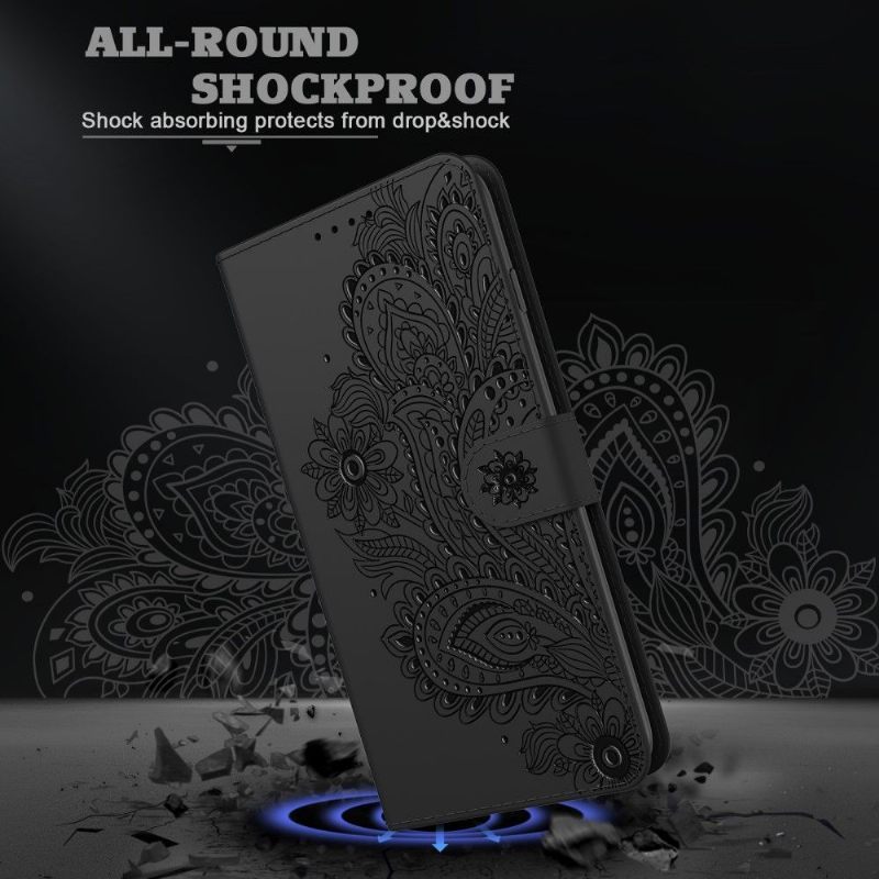 Folio-hoesje voor iPhone 12 / 12 Pro Lena Paisley