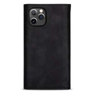 Folio-hoesje voor iPhone 12 / 12 Pro Portemonnee Ledereffect N.bekus