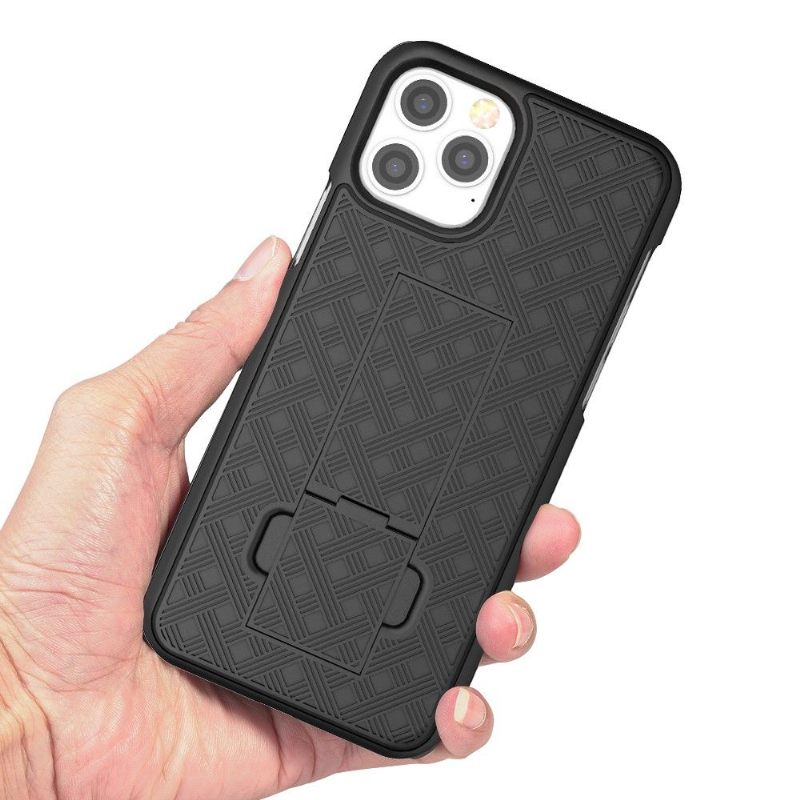 Hoesje voor iPhone 12 / 12 Pro Integraal Met Riemclip