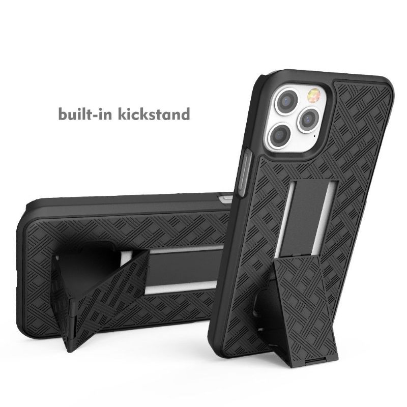 Hoesje voor iPhone 12 / 12 Pro Integraal Met Riemclip