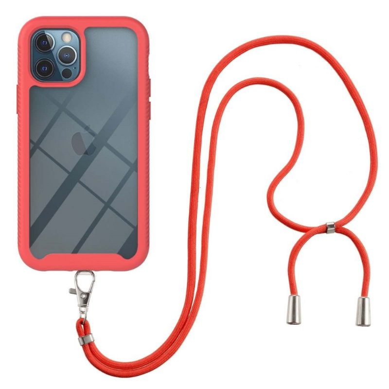 Hoesje voor iPhone 12 / 12 Pro Met Koord Stedelijke Serie