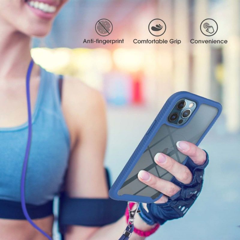 Hoesje voor iPhone 12 / 12 Pro Met Koord Stedelijke Serie