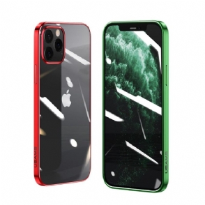 Hoesje voor iPhone 12 / 12 Pro Transparante Contouren Kleuren