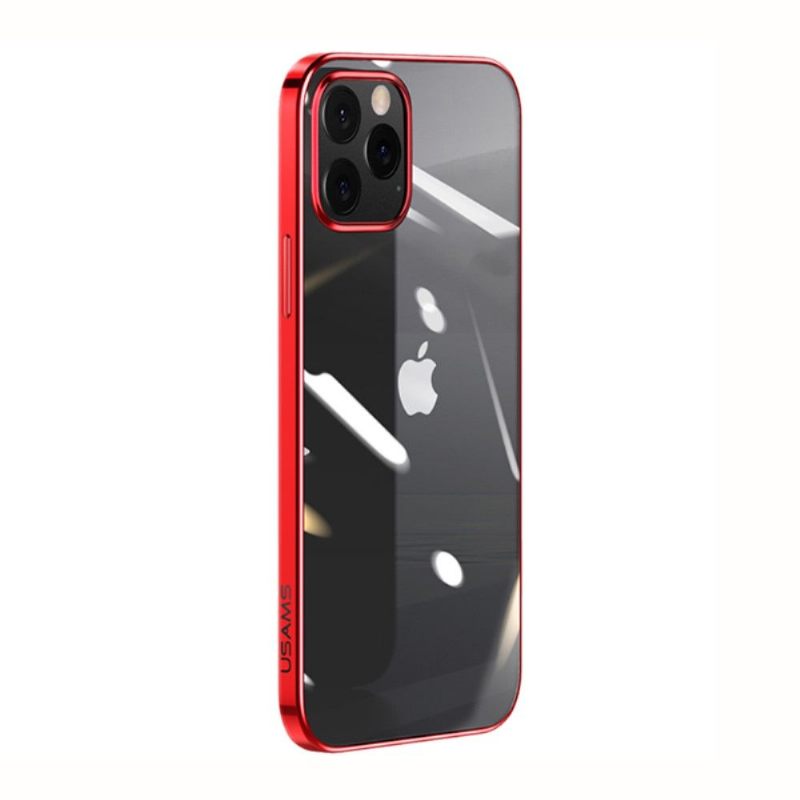 Hoesje voor iPhone 12 / 12 Pro Transparante Contouren Kleuren