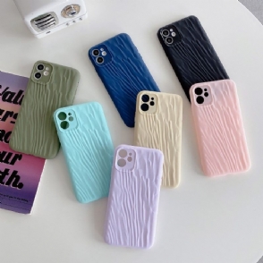 Hoesje voor iPhone 12 / 12 Pro Zandgolfeffect