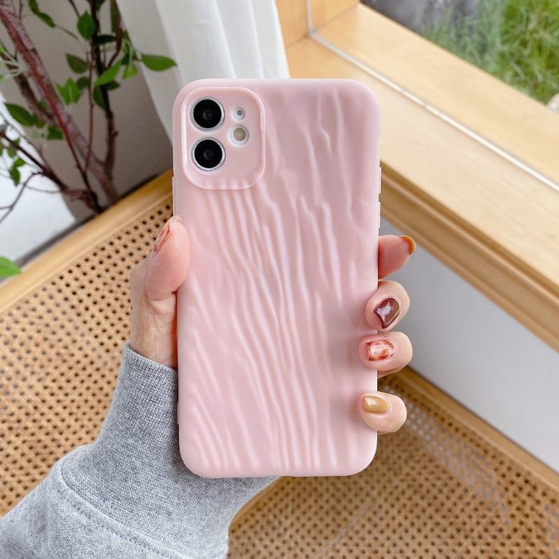 Hoesje voor iPhone 12 / 12 Pro Zandgolfeffect