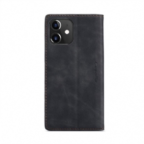 Leren Hoesje voor iPhone 12 / 12 Pro Bescherming Imitatieleren Golia's