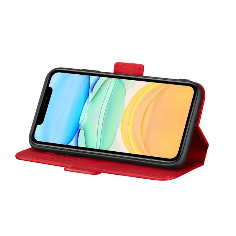 Leren Hoesje voor iPhone 12 / 12 Pro Rosie Retro-lijn