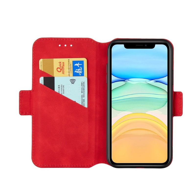 Leren Hoesje voor iPhone 12 / 12 Pro Rosie Retro-lijn