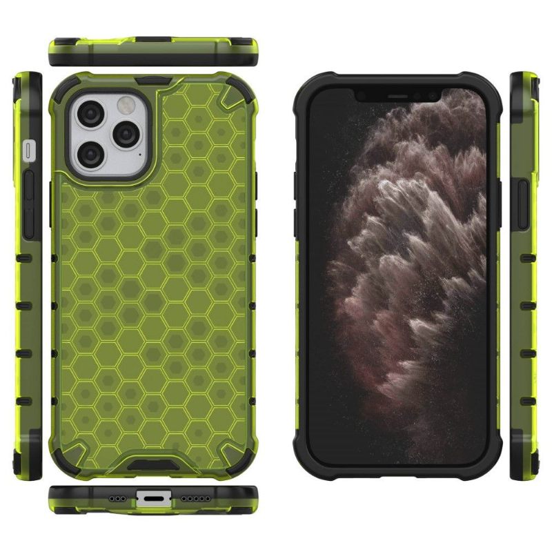 Telefoonhoesje voor iPhone 12 / 12 Pro Bescherming Honingraatontwerp