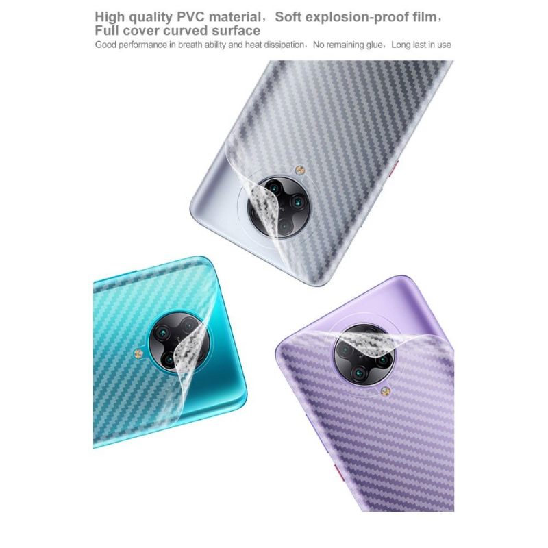 Carbon-Achterfilms Voor Xiaomi Poco F2 Pro (2 Stuks)