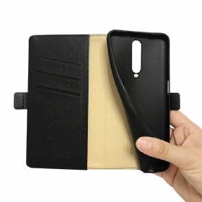 Case voor Poco F2 Pro Bescherming Folio-hoesje De Arthus Milo-serie