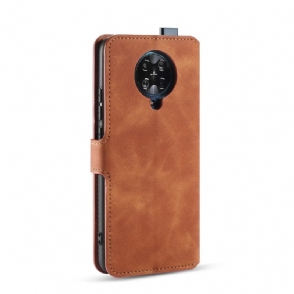 Folio-hoesje voor Poco F2 Pro Dg Ming Leereffect