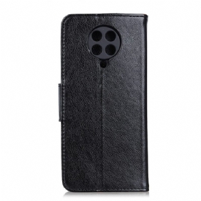 Leren Hoesje voor Poco F2 Pro Bescherming Verouderde Lederen Stijl