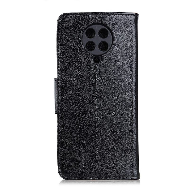 Leren Hoesje voor Poco F2 Pro Bescherming Verouderde Lederen Stijl