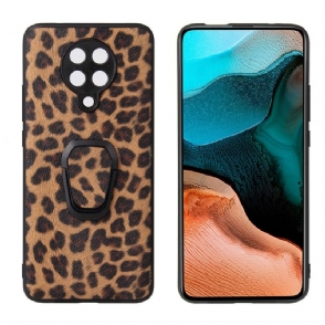 Telefoonhoesje voor Poco F2 Pro Bescherming Luipaardpatroon Met Standaard