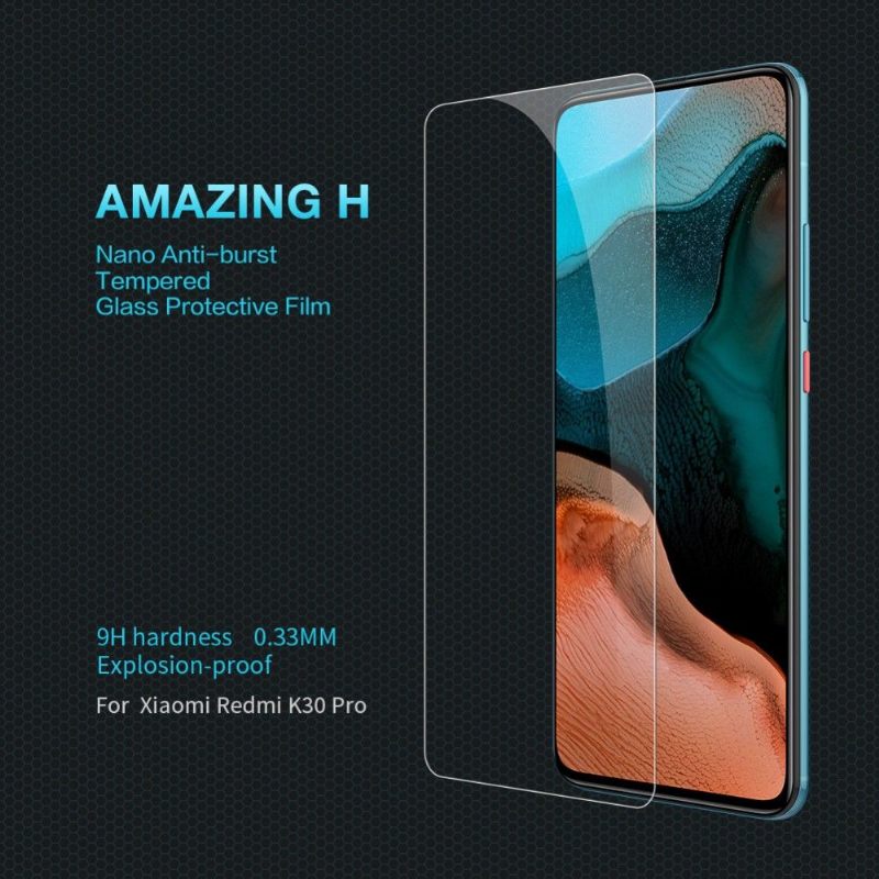 Xiaomi Poco F2 Pro Screenprotector Van Gehard Glas Nillkin