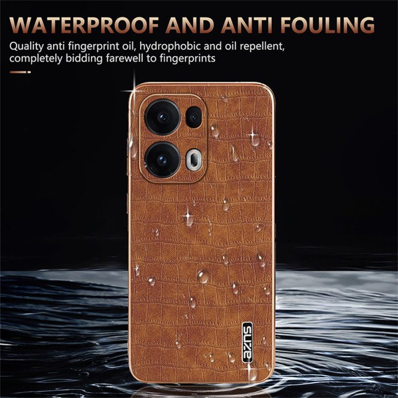 Case Hoesje Oppo Reno 13 Pro 5g Telefoonhoesje Azns Krokodillenstijl