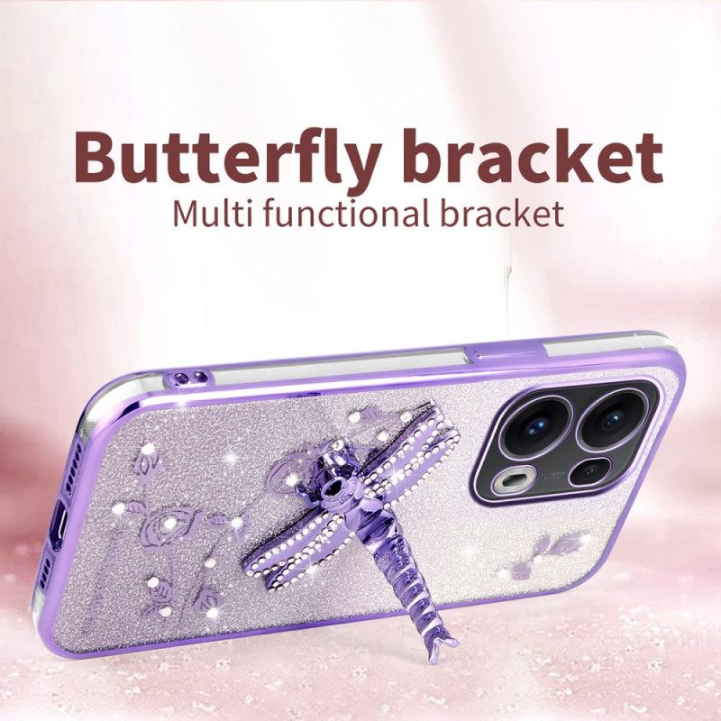 Case Hoesje Oppo Reno 13 Pro 5g Telefoonhoesje Kadem Dragonfly-ondersteuning