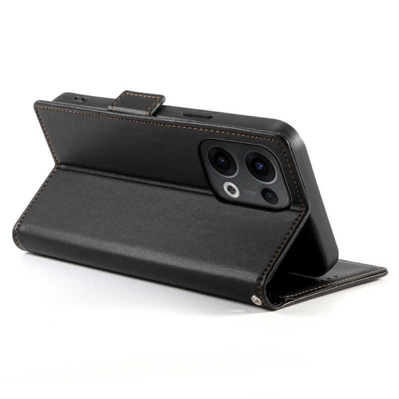 Flip Case Leren Oppo Reno 13 Pro 5g Klinknagel