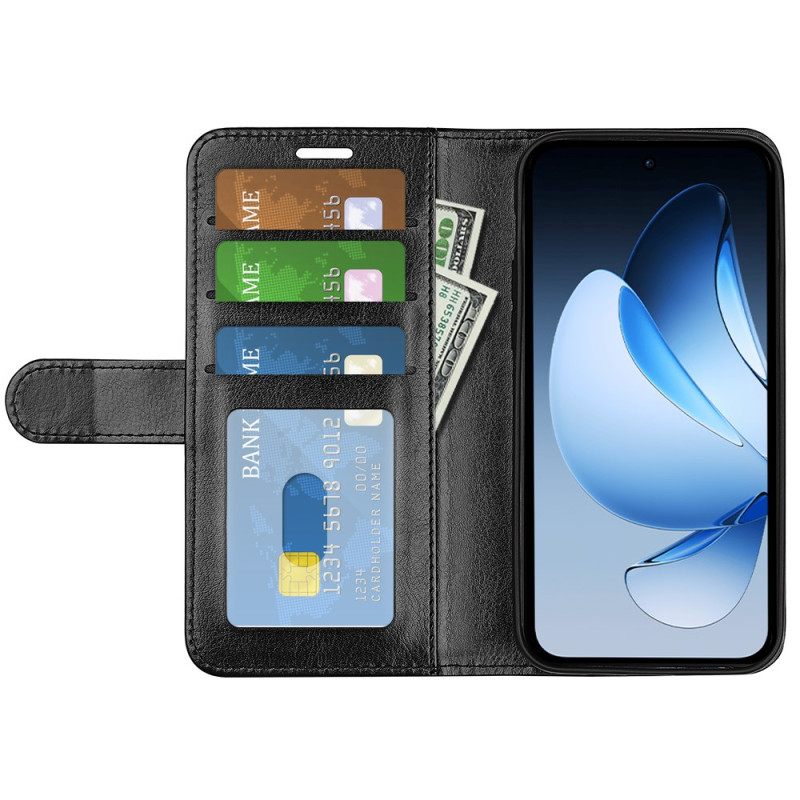 Leren Hoesje Oppo Reno 13 Pro 5g Vintage Bescherming Hoesje