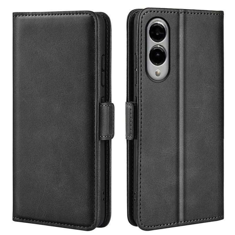 Bescherming Hoesje Samsung Galaxy S25 5g Edge Dubbele Magnetische Sluiting