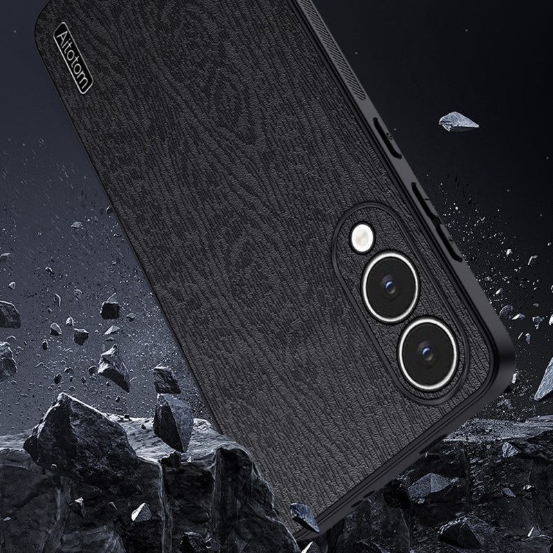 Case Hoesje Samsung Galaxy S25 5g Edge Telefoonhoesje Azns Houteffect