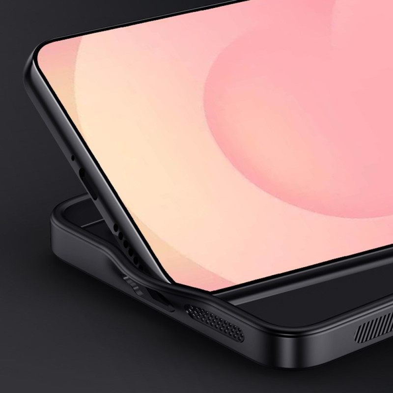 Case Hoesje Samsung Galaxy S25 5g Edge Telefoonhoesje Azns Houteffect