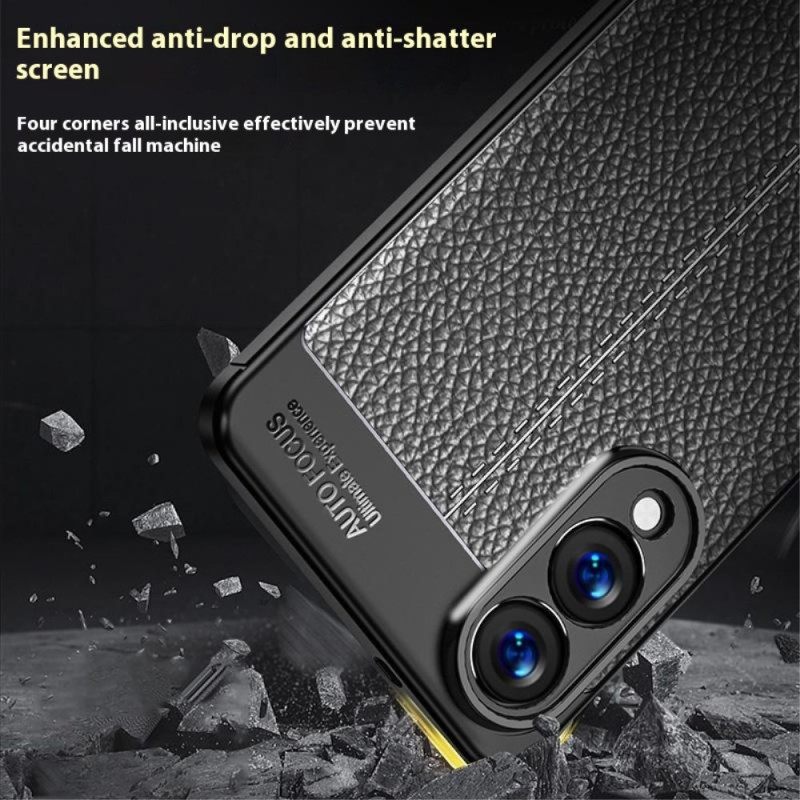 Case Hoesje Samsung Galaxy S25 5g Edge Telefoonhoesje Dubbele Lijn