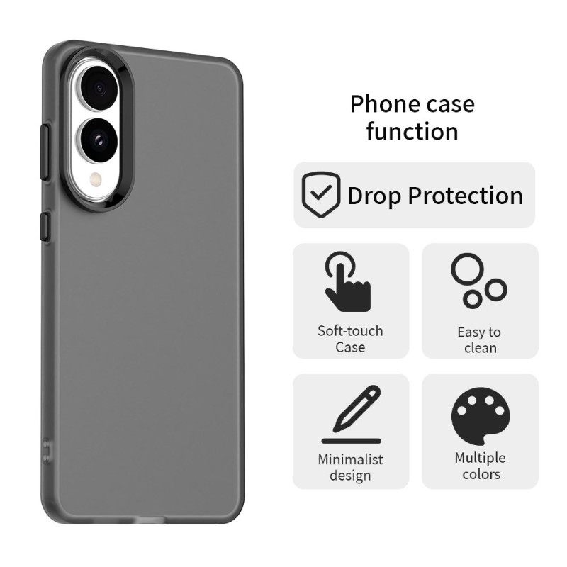 Case Hoesje Samsung Galaxy S25 5g Edge Telefoonhoesje Hybride