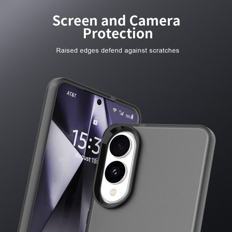 Case Hoesje Samsung Galaxy S25 5g Edge Telefoonhoesje Hybride