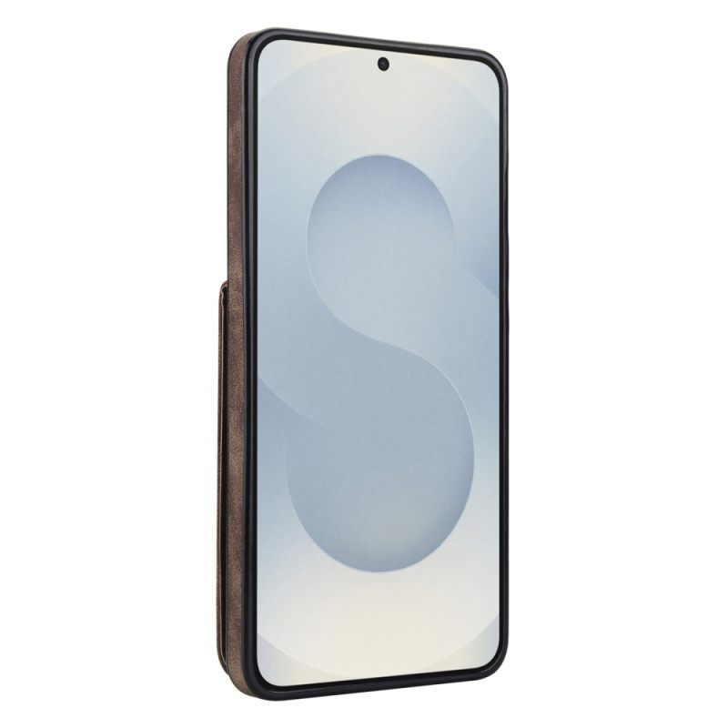 Case Hoesje Samsung Galaxy S25 5g Edge Telefoonhoesje Portemonnee Met Ritssluiting En Rfid-technologie