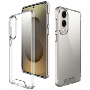 Case Hoesje Samsung Galaxy S25 5g Edge Telefoonhoesje Transparant