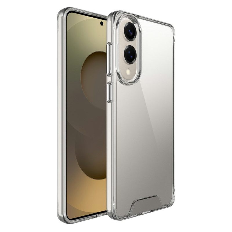 Case Hoesje Samsung Galaxy S25 5g Edge Telefoonhoesje Transparant