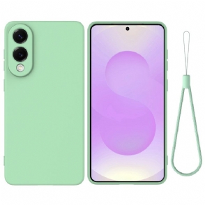 Case Hoesje Samsung Galaxy S25 5g Edge Telefoonhoesje Vloeibare Siliconen