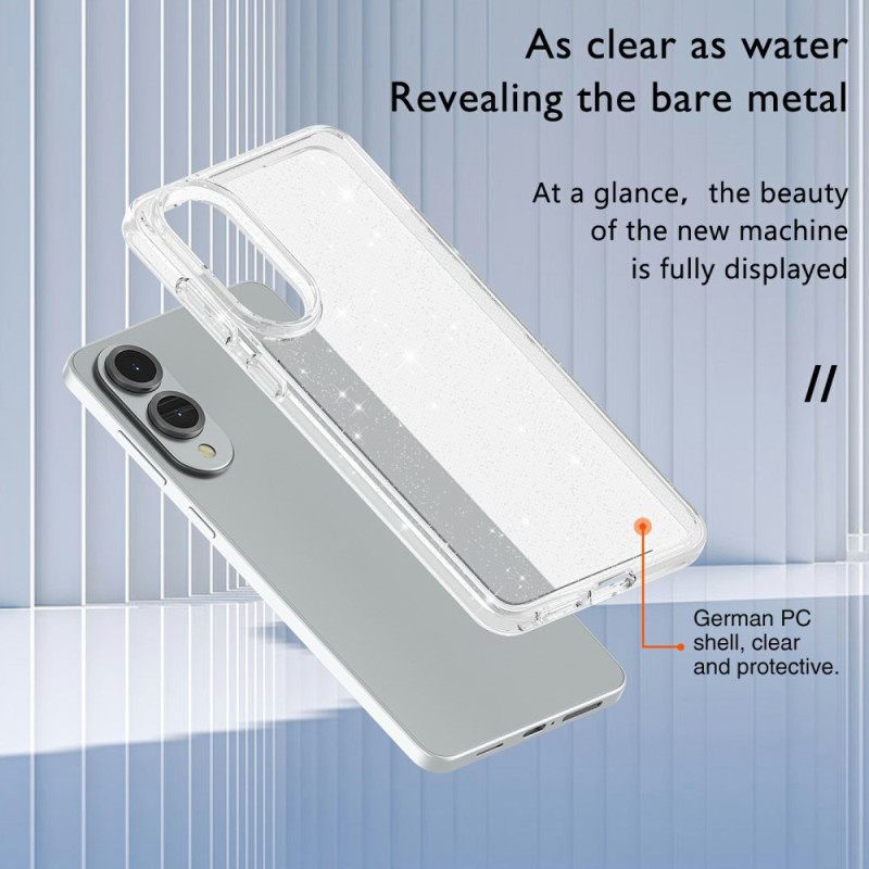 Cover Hoesje Samsung Galaxy S25 5g Edge Telefoonhoesje Glitter