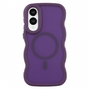 Cover Hoesje Samsung Galaxy S25 5g Edge Telefoonhoesje Magsafe-compatibel Ripple