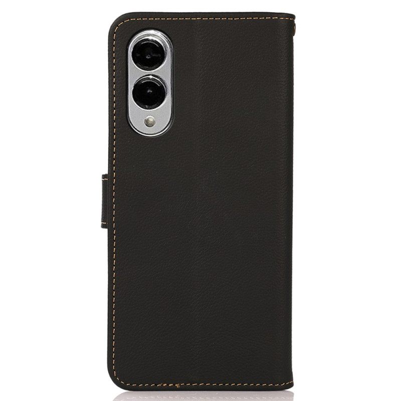 Flip Case Leren Samsung Galaxy S25 5g Edge Khazneh