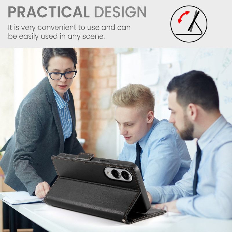 Flip Case Leren Samsung Galaxy S25 5g Edge Veelzijdig Design