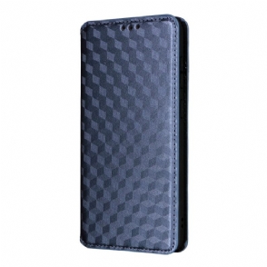 Folio-hoesje Samsung Galaxy S25 5g Edge 3d-kubussen Bescherming Hoesje