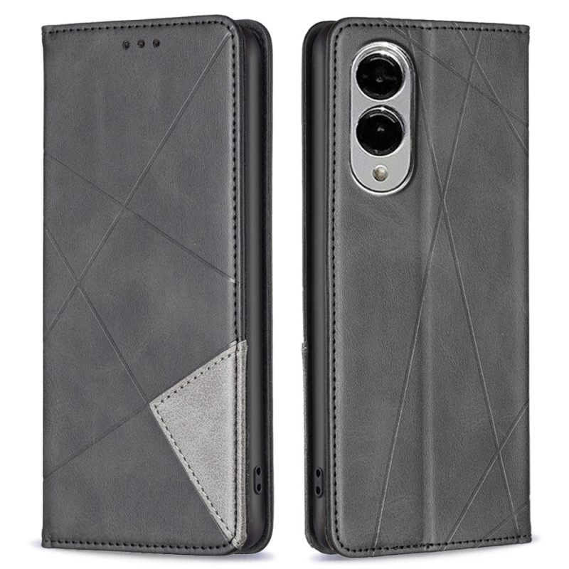 Folio-hoesje Samsung Galaxy S25 5g Edge Geometrisch Patroon Bescherming Hoesje